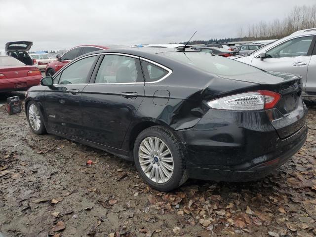 3FA6P0LUXFR253751 - 2015 FORD FUSION SE HYBRID BLACK photo 2