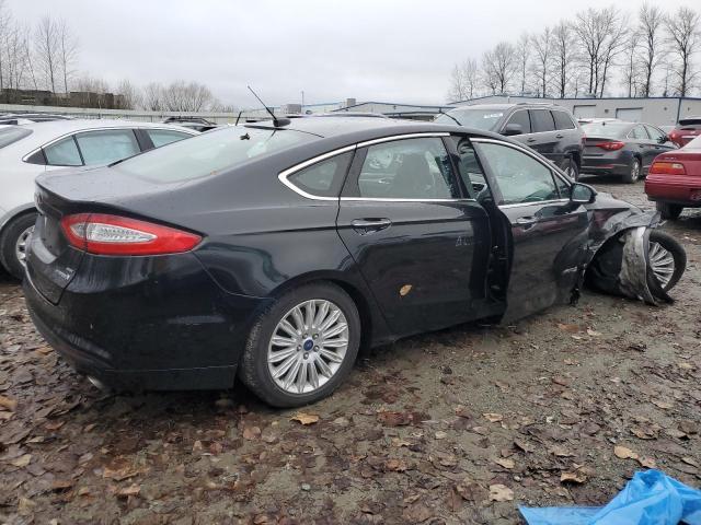 3FA6P0LUXFR253751 - 2015 FORD FUSION SE HYBRID BLACK photo 3