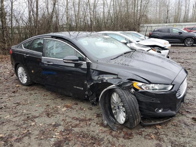 3FA6P0LUXFR253751 - 2015 FORD FUSION SE HYBRID BLACK photo 4