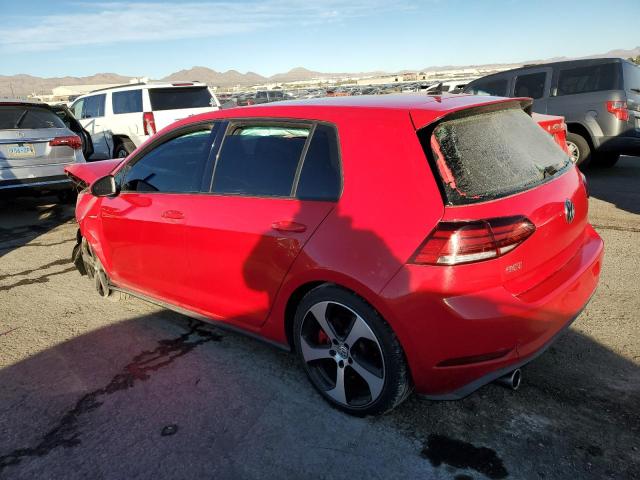 3VW6T7AU9KM009434 - 2019 VOLKSWAGEN GTI S RED photo 2