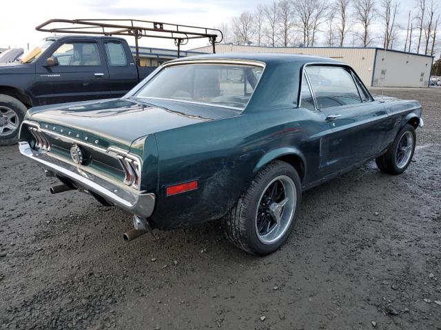 8R01C102579 - 1968 FORD MUSTANG GREEN photo 3