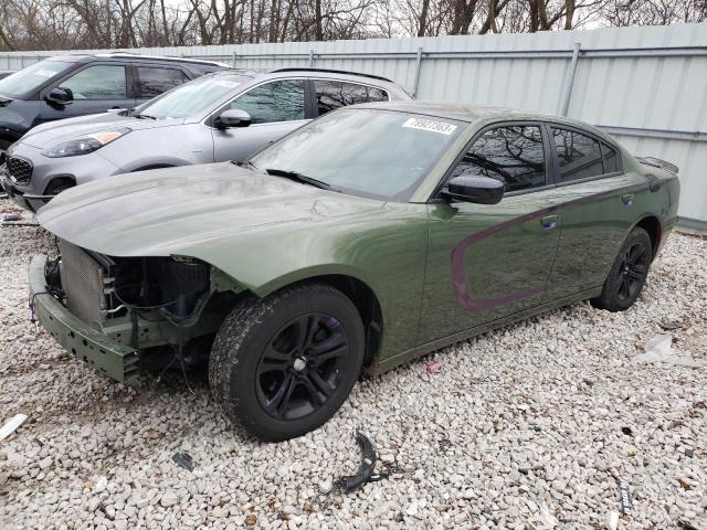 2C3CDXBG7KH720564 - 2019 DODGE CHARGER SXT GREEN photo 1