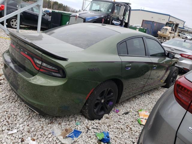 2C3CDXBG7KH720564 - 2019 DODGE CHARGER SXT GREEN photo 3