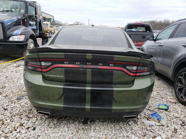 2C3CDXBG7KH720564 - 2019 DODGE CHARGER SXT GREEN photo 6