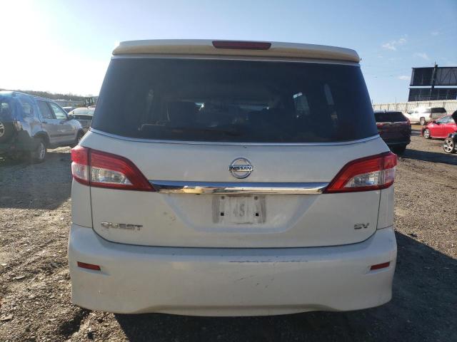 JN8AE2KP1F9120104 - 2015 NISSAN QUEST S WHITE photo 6