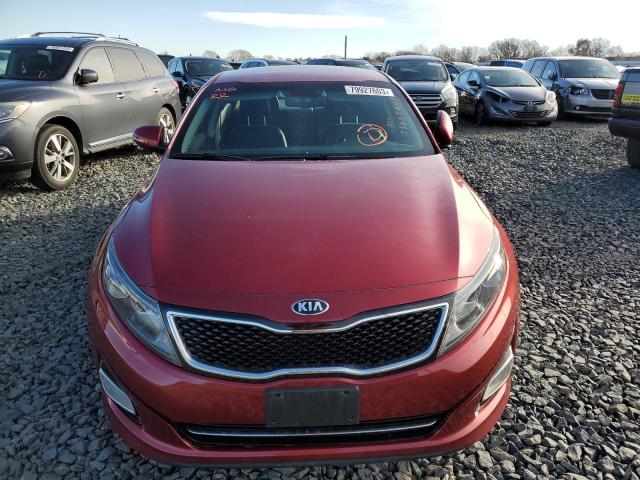 5XXGR4A69FG369493 - 2015 KIA OPTIMA SX RED photo 5