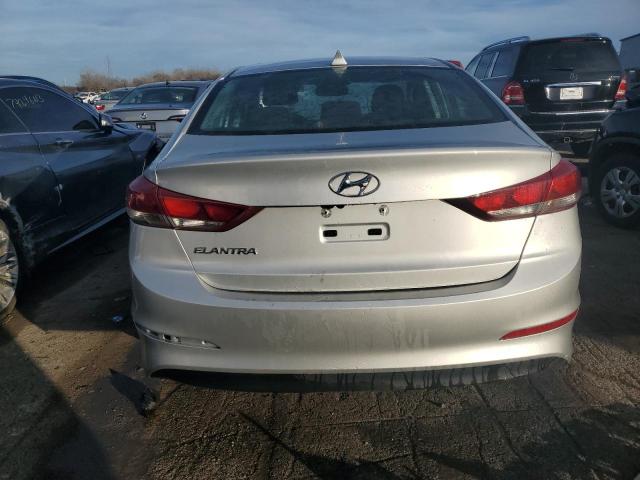 KMHD84LF1HU272445 - 2017 HYUNDAI ELANTRA SE SILVER photo 6