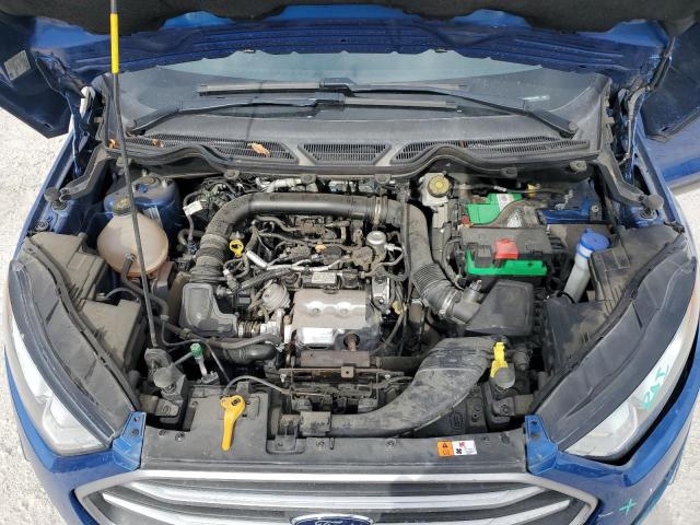 MAJ3P1TE9JC163550 - 2018 FORD ECOSPORT SE BLUE photo 11