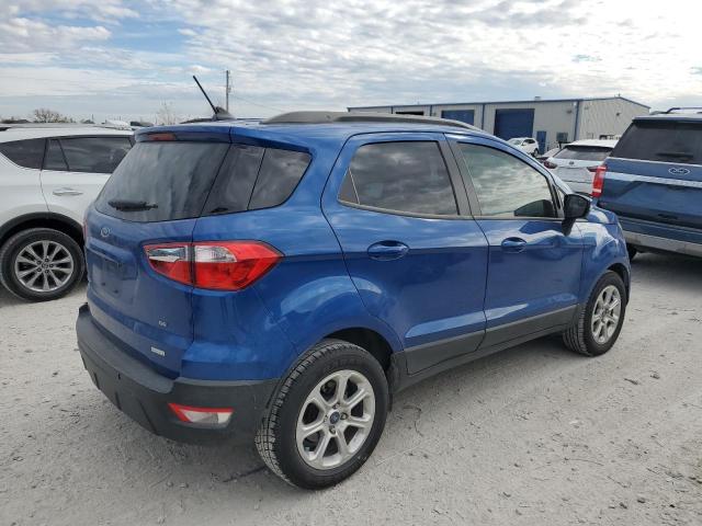 MAJ3P1TE9JC163550 - 2018 FORD ECOSPORT SE BLUE photo 3