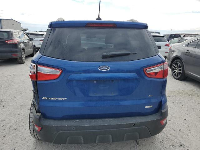 MAJ3P1TE9JC163550 - 2018 FORD ECOSPORT SE BLUE photo 6