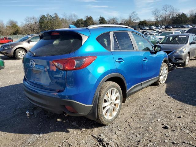 JM3KE4DY8E0357765 - 2014 MAZDA CX-5 GT BLUE photo 3