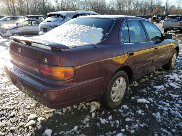 4T1SK12E6PU164367 - 1993 TOYOTA CAMRY LE BURGUNDY photo 3