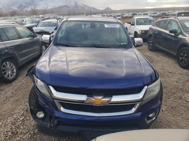 1GCGTCE34G1216285 - 2016 CHEVROLET COLORADO LT BLUE photo 5