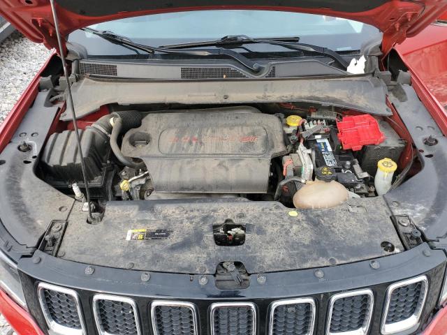 3C4NJDCB5KT669927 - 2019 JEEP COMPASS LIMITED RED photo 11