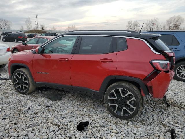 3C4NJDCB5KT669927 - 2019 JEEP COMPASS LIMITED RED photo 2