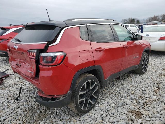 3C4NJDCB5KT669927 - 2019 JEEP COMPASS LIMITED RED photo 3