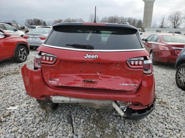 3C4NJDCB5KT669927 - 2019 JEEP COMPASS LIMITED RED photo 6