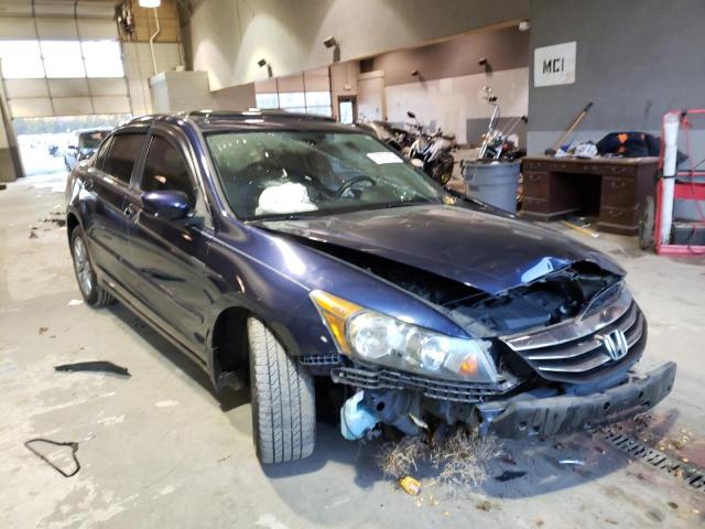 1HGCP2F7XCA104309 - 2012 HONDA ACCORD EX BLUE photo 4