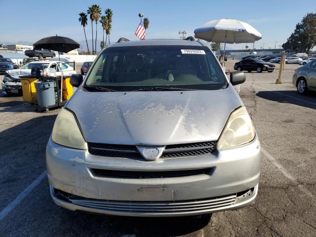 5TDZA23C54S009155 - 2004 TOYOTA SIENNA CE SILVER photo 5