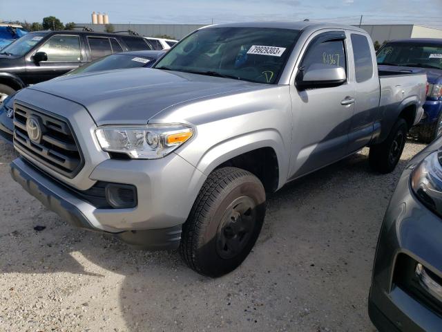 5TFSZ5AN2KX195034 - 2019 TOYOTA TACOMA ACCESS CAB ვერცხლისფერი ფოტო 1