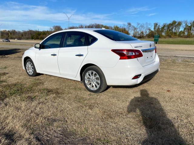 3N1AB7APXKY341582 - 2019 NISSAN SENTRA S WHITE photo 3