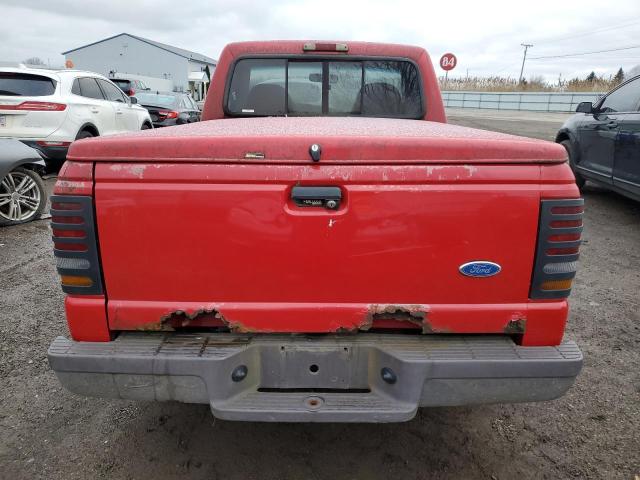 1FTCR10A0VPB19537 - 1997 FORD RANGER RED photo 6