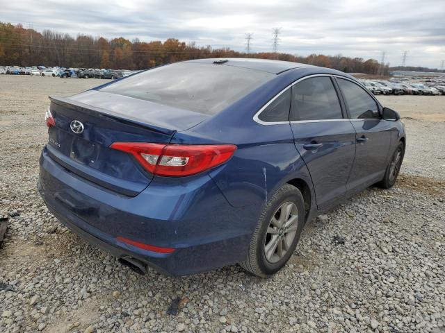 5NPE24AF9FH154566 - 2015 HYUNDAI SONATA SE BLUE photo 3