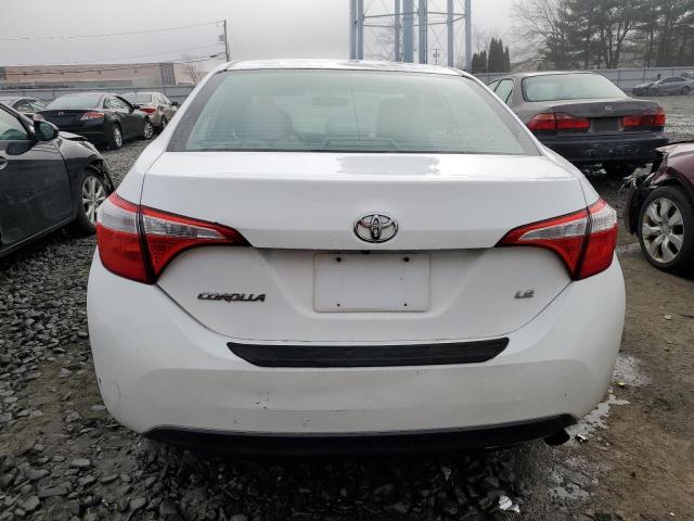 5YFBURHE1EP117150 - 2014 TOYOTA COROLLA L WHITE photo 6