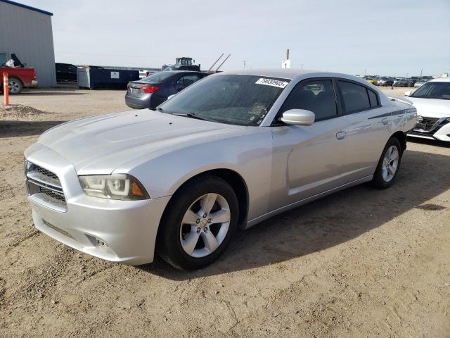2C3CDXBG7CH203542 - 2012 DODGE CHARGER SE SILVER photo 1