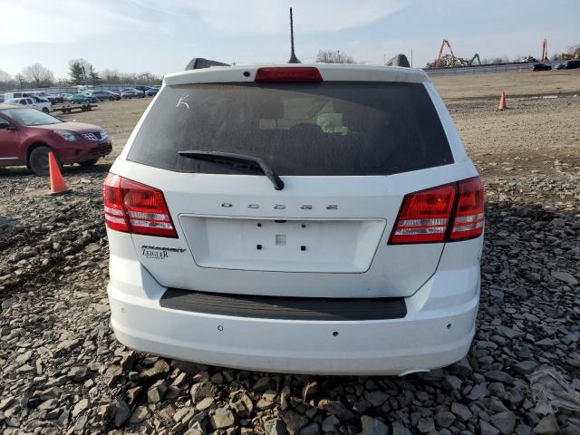 3C4PDCAB6LT199521 - 2020 DODGE JOURNEY SE WHITE photo 6