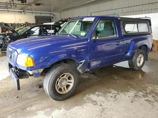 1FTYR10U84PB53658 - 2004 FORD RANGER BLUE photo 1