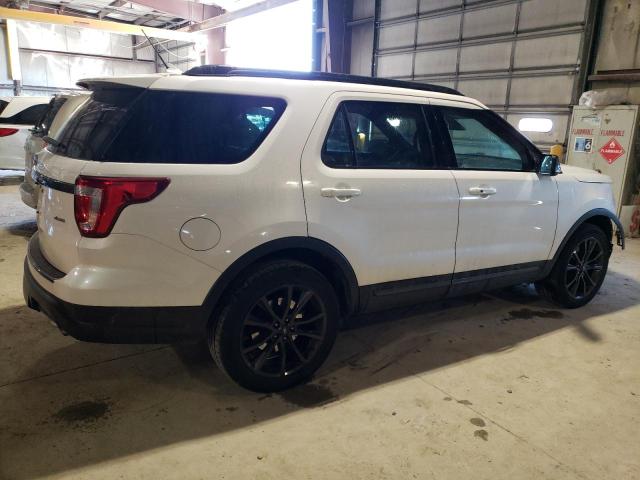 1FM5K8D89KGA40677 - 2019 FORD EXPLORER XLT WHITE photo 3