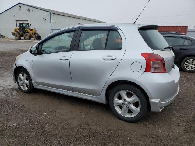 JTDKT923685166615 - 2008 TOYOTA YARIS SILVER photo 2