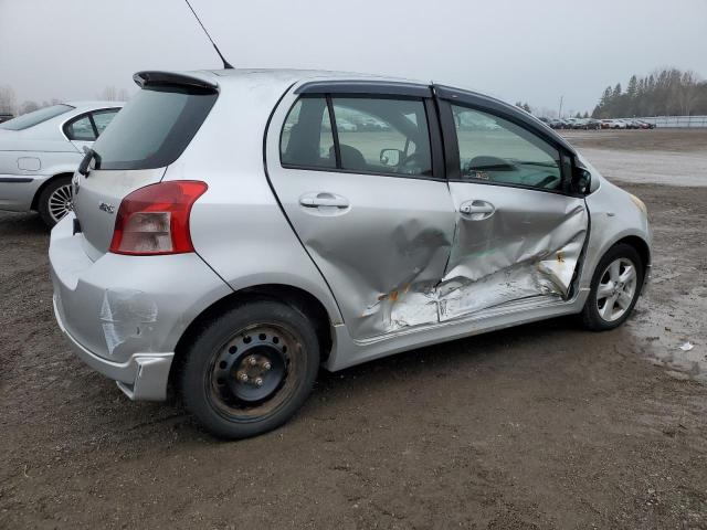 JTDKT923685166615 - 2008 TOYOTA YARIS SILVER photo 3