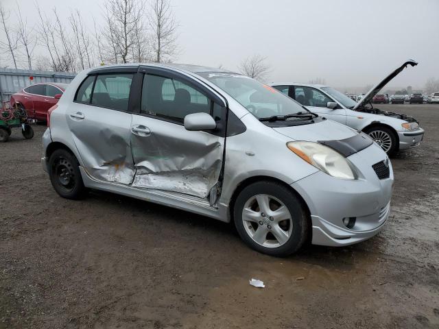 JTDKT923685166615 - 2008 TOYOTA YARIS SILVER photo 4