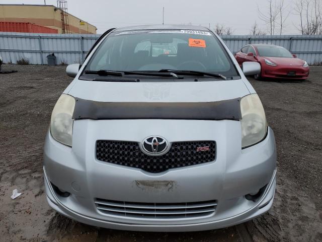 JTDKT923685166615 - 2008 TOYOTA YARIS SILVER photo 5