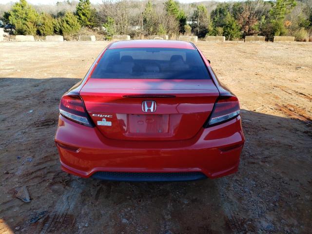 2HGFG3B8XFH512168 - 2015 HONDA CIVIC EX RED photo 6