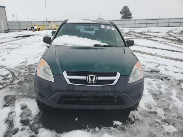 JHLRD68423C003476 - 2003 HONDA CR-V LX GREEN photo 5