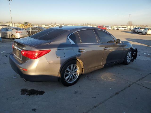 JN1BV7AP2EM687435 - 2014 INFINITI Q50 BASE GRAY photo 3