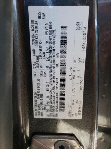 1FMCU0GD6HUB15423 - 2017 FORD ESCAPE SE GRAY photo 14