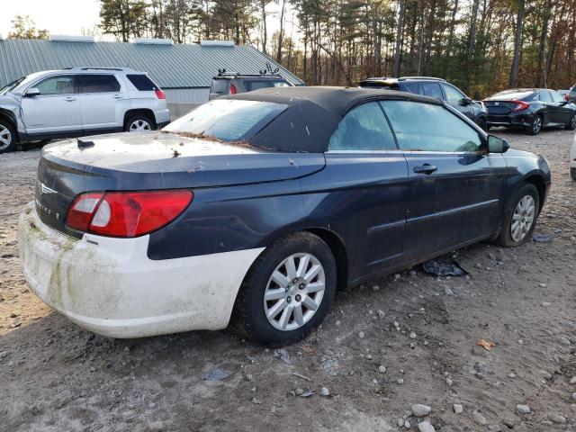 1C3LC45K38N673356 - 2008 CHRYSLER SEBRING BLUE photo 3