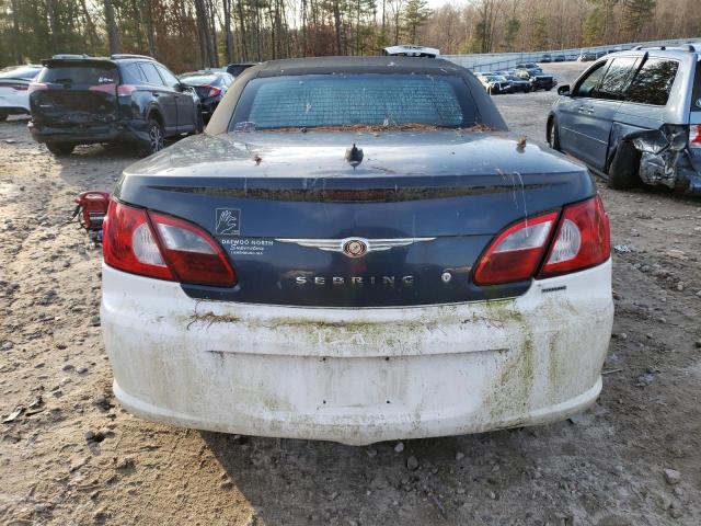 1C3LC45K38N673356 - 2008 CHRYSLER SEBRING BLUE photo 6