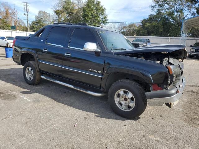 3GNEC12T74G204717 - 2004 CHEVROLET AVALANCHE C1500 BLACK photo 4