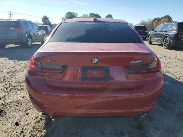 3MW5R7J09L8B26495 - 2020 BMW 330XI RED photo 6