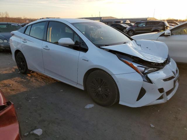 JTDKBRFU1H3050045 - 2017 TOYOTA PRIUS WHITE photo 4