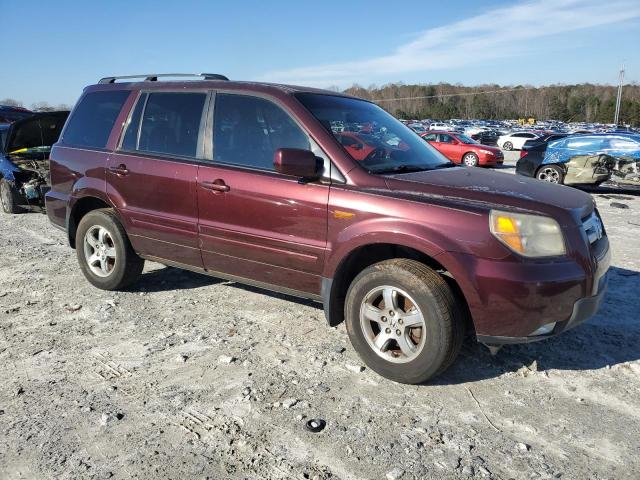 5FNYF28577B036860 - 2007 HONDA PILOT EXL BURGUNDY photo 4