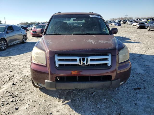 5FNYF28577B036860 - 2007 HONDA PILOT EXL BURGUNDY photo 5