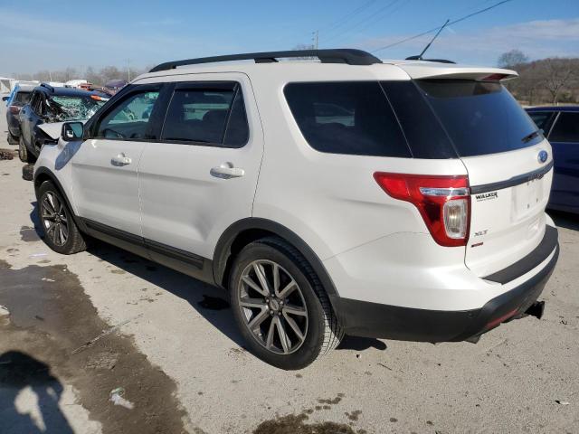 1FM5K7D83FGA63162 - 2015 FORD EXPLORER XLT WHITE photo 2