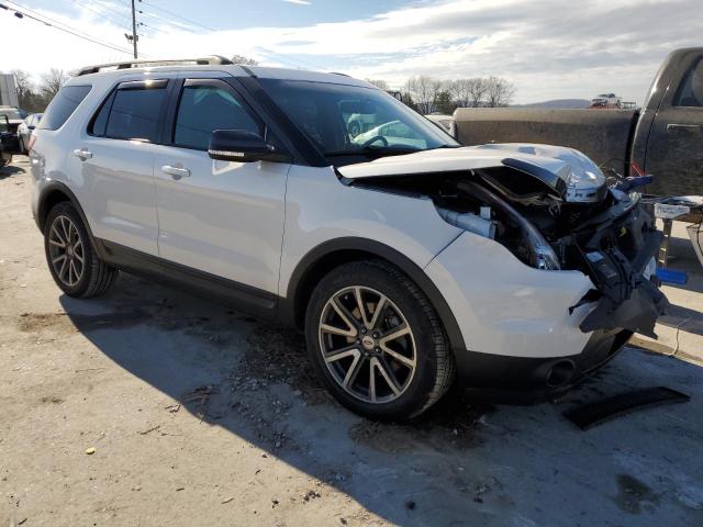 1FM5K7D83FGA63162 - 2015 FORD EXPLORER XLT WHITE photo 4