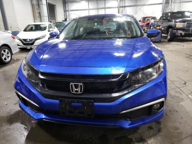 2HGFC1F71MH702245 - 2021 HONDA CIVIC EXL BLUE photo 5